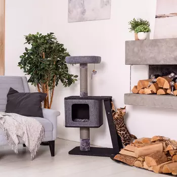 Petmax Дом-когтеточка 60х40х109,7 см