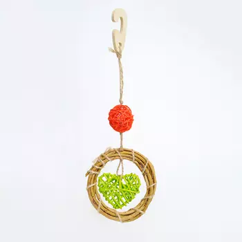 Petmax Игрушка для грызунов Венок малый, 12х9 см