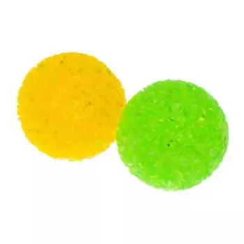 Petmax Игрушка для кошек Мяч пластмассовый с бубенчиками 3,8 см (2 шт)