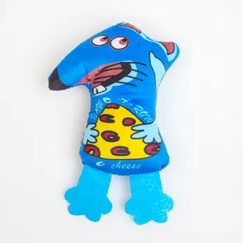 Petmax Игрушка для кошек Мышь с кошачьей мятой, 14,5х9,5х2,5 см