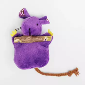 Petmax Игрушка для кошек Мышка, 10х6,5х4 см