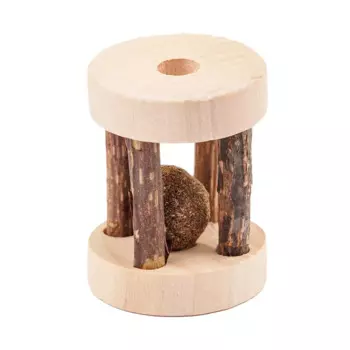 Petmax Игрушка для кошек Ролл с мататаби палочками и мячом из кошачьей мяты 4,9 см