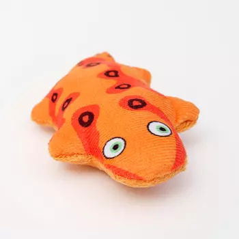 Petmax Игрушка для кошек Саламандра с кошачьей мятой, 10х6х4 см