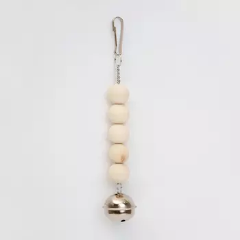 Petmax Игрушка для крупных попугаев Гусеница, 15 см