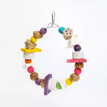 Petmax Игрушка для птиц Венок большой, 20х15 см