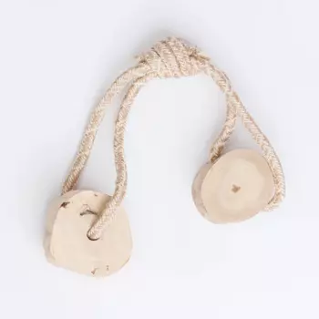 Petmax Игрушка для собак Палочки из кофейного дерева на веревке, 45 см