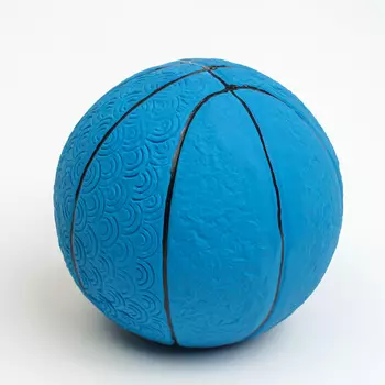 Petmax Игрушка из латекса для собак Мяч баскетбольный, 8 см