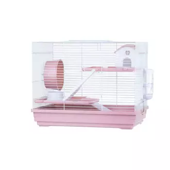 Petmax Клетка для мелких грызунов, 47x30x37 см, розовая