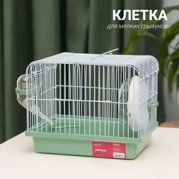 Petmax Клетка для мелких грызунов Fredo, 23х17х18 см, мятный