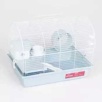Petmax Клетка двухэтажная для грызунов, 48х32х37,3 см, голубая