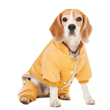 Petmax Комбинезон для собак 3XL желтый (унисекс)