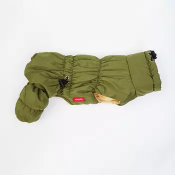 Petmax Комбинезон для собак, L, оливковый