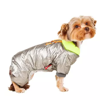 Petmax Комбинезон для собак, M, серый (унисекс)