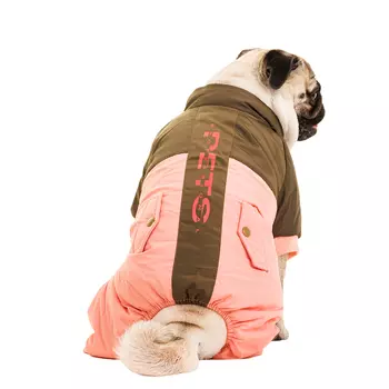 Petmax Комбинезон для собак M зеленый (девочка)