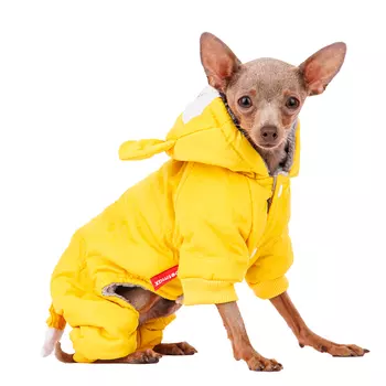 Petmax Комбинезон для собак M желтый (унисекс)