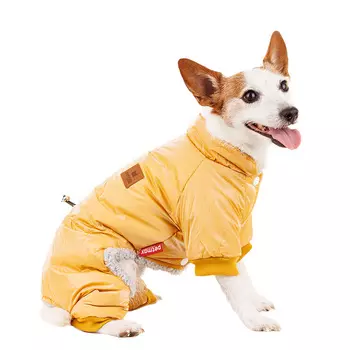 Petmax Комбинезон для собак XL желтый (унисекс)