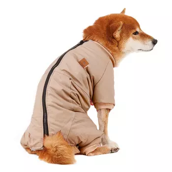 Petmax Комбинезон на молнии бежевый 3XL (мальчик)