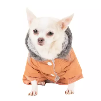 Petmax Комбинезон с карманами для собак XS ржавый (унисекс)