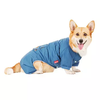 Petmax Комбинезон с карманом для собак 3XL синий (унисекс)