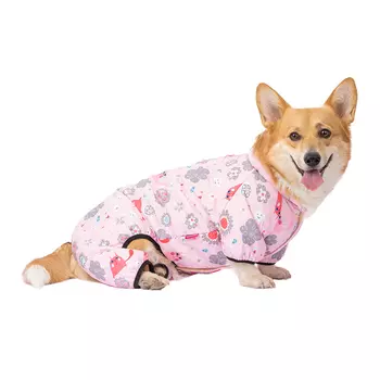 Petmax Комбинезон с котами 3XL розовый (девочка)