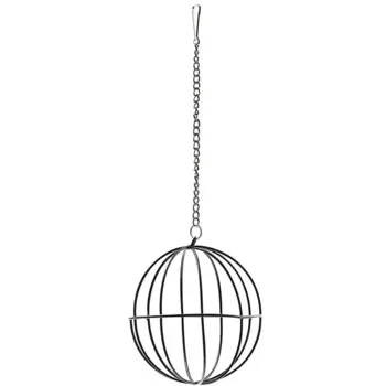 Petmax Кормушка-шар металлическая, 12 см
