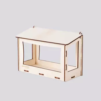 Petmax Кормушка уличная оконная для мелких птиц, 20х9х15 см