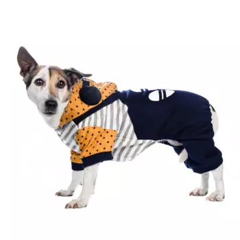 Petmax Костюм для собак синий с лапкой 2 XL