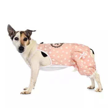 Petmax Костюм летний для собак S розовый (унисекс)