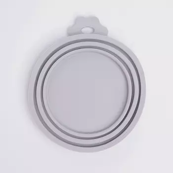 Petmax Крышка для консервов универсальная, серая