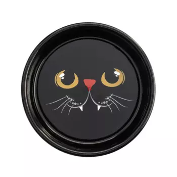 Petmax Миска Black Cat черная керамика