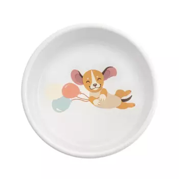 Petmax Миска для щенков белая керамика