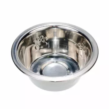 Petmax Миска металлическая с лапками для собак, 200 мл
