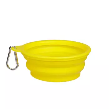 Petmax Миска складная 450мл желтая S