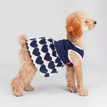 Petmax Платье для собак и кошек, M, синее