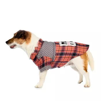 Petmax Рубашка для собак M красный (унисекс)