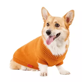 Petmax Свитер для собак 45см 2XL оранжевый (унисекс)
