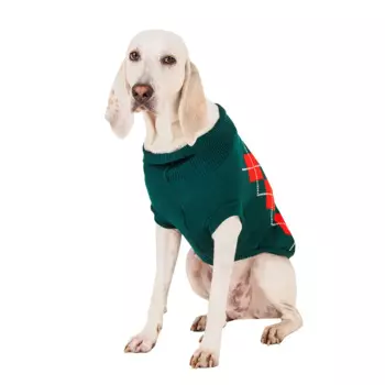 Petmax Свитер для собак 45см 2XL зеленый (унисекс)