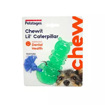 Petstages Игрушка для собак Mini ОРКА гусеница, 12 см