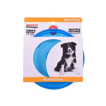 Petstages Игрушка для собак ОРКА летающая тарелка, 22 см
