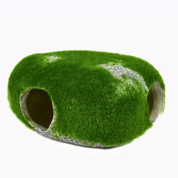 Prime Декорация пластиковая для аквариума Нерестовик с мхом большой, 12,5х9х6 см