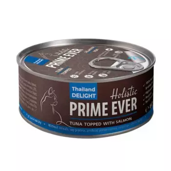 Prime Ever Консервы для кошек Тунец с лососем в желе 80 г