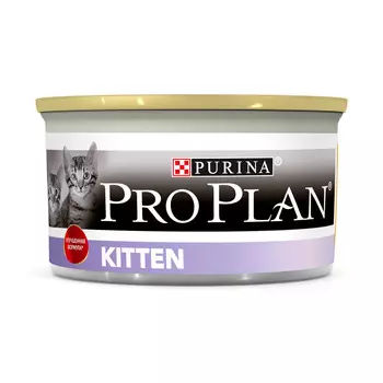 Pro Plan ® Влажный корм для котят, высоким содержанием курицы, мусс, 85 г