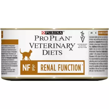 Purina Veterinary Diets NF St/Ox влажный корм для взрослых кошек при патологии почек, 195 г