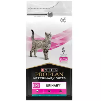 Purina Veterinary Diets UR ST/OX Urinary сухой корм для взрослых кошек при болезнях нижних отделов мочевыводящих путей, с океанической рыбой, 1,5 кг