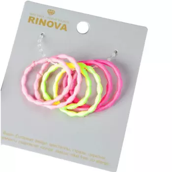 RINOVA Набор резинок для собачьих волос удобных волной, 6 штук на бирке