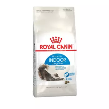 Royal Canin Indoor Long Hair Home Life Сухой корм для длинношерстных кошек в возрасте от 1 до 7 лет, 2 кг