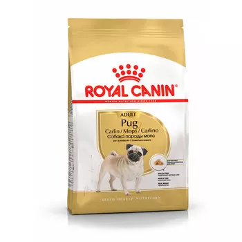 Royal Canin Pug Adult Сухой корм для собак породы мопс старше 10 месяцев, 1,5 кг