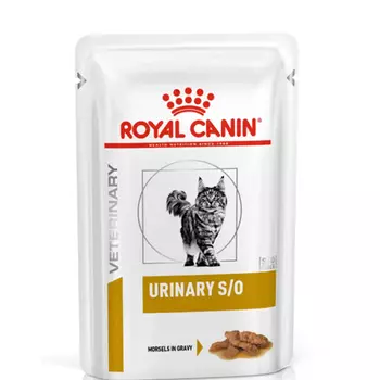 Royal Canin Urinary S/O Влажный корм (пауч) для кошек при заболеваниях дистального отдела мочевыделительной системы, 85 гр.