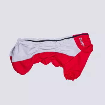 Rungo Дождевик для собак породы вельш-корги, обхват шеи 55 см, обхват груди 74 см, длина спины 44 см, красный (мальчик)