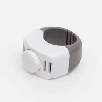 Rungo Кликер-кольцо для дрессировки собак, 3,8х3,2х1,8 см, бело-голубой